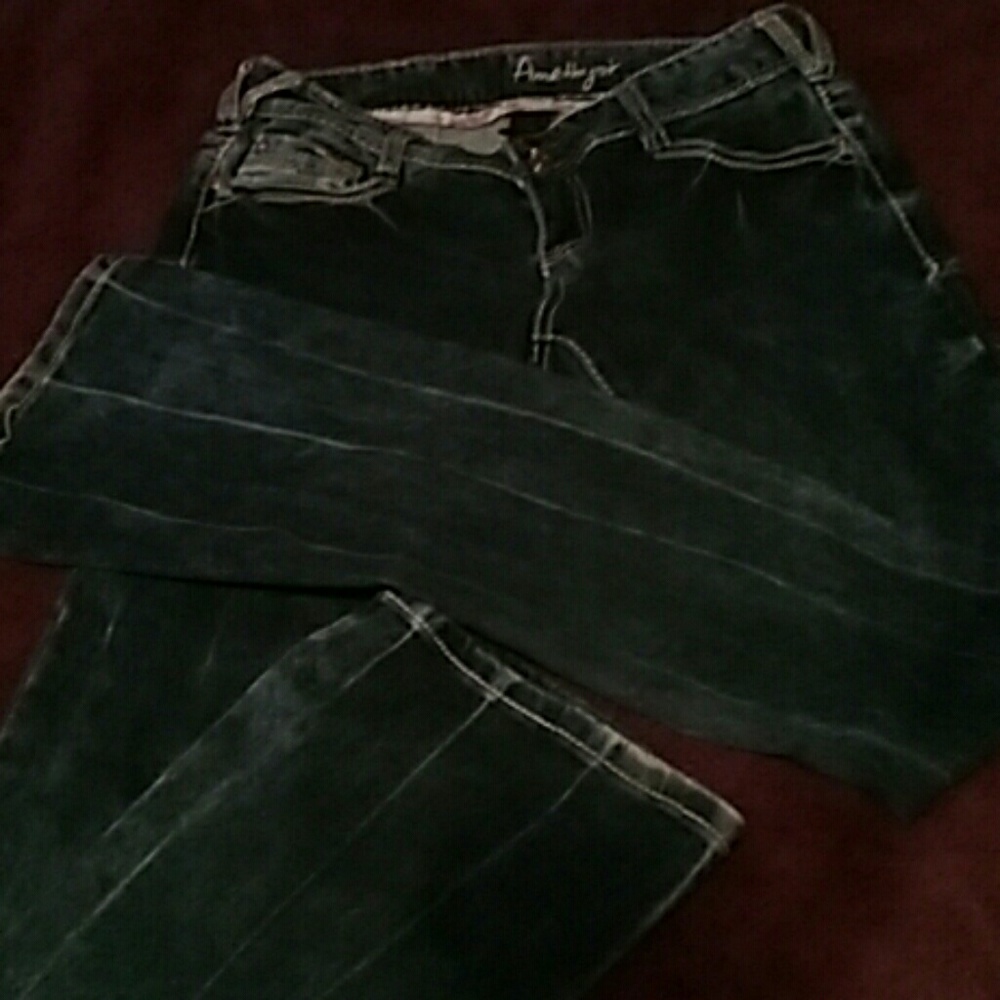 Amethyst jeans acid wash